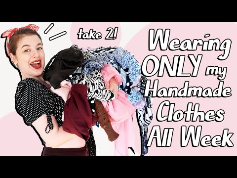 I wore only DIY clothes... ALL WEEK! 😬