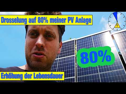 PV Anlage auf 80 Prozent drosseln um Lebensdauer zu verlängern