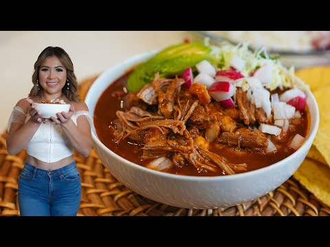 Grandma's Authentic & Classic Homemade POZOLE ROJO! 🔥👵🍲