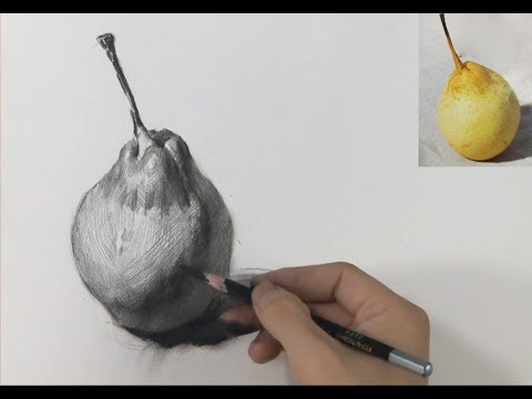 Draw a pear - demonstration