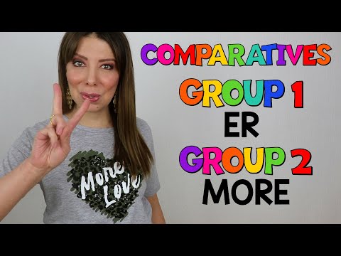 COMO USAR MORE EN INGLES COMO USAR COMPARATIVOS EN INGLES REGLAS DE COMPARATIVOS EN INGLES