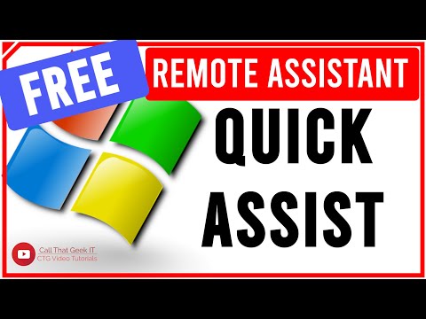 How to use Quick Assist | Windows 10 Remote Control