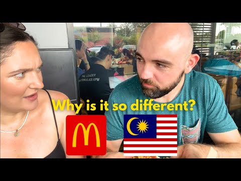 Trying Malaysia McDonalds for the first time