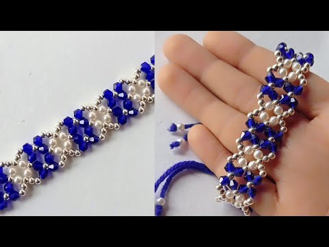 Beautiful bracelet making with beads || Easy bracelet making at home || diy easy bracelet