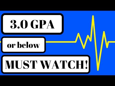 How TO GET INTO MED SCHOOL WITH A LOW GPA | ADMISSIONS SECRET!!!!!