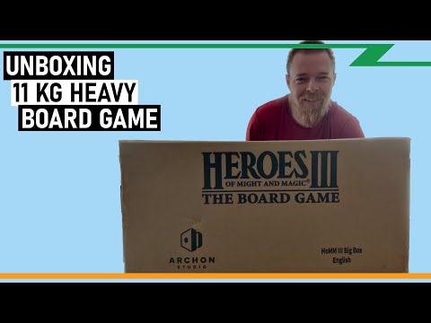 Unboxing Heroes of Might and Magic III - Epic Adventures Await!