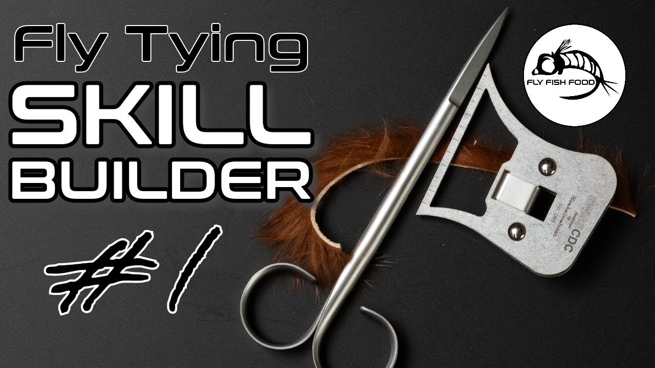 Fly Tying Skill Builder #1 | Half Hitch, Deer Hair & Zonker Strips