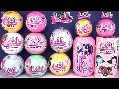 LOL Surprise New Series 1 2 3 4 5 HairGoals Under Wraps LIL Sisters PETS Glam Glitter Bling Unboxing