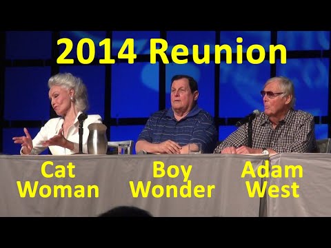 Holy Batman Original Cast Reunion Untold Stories.Adam West, Burt Ward, Julie Newmar, Robin, Catwoman