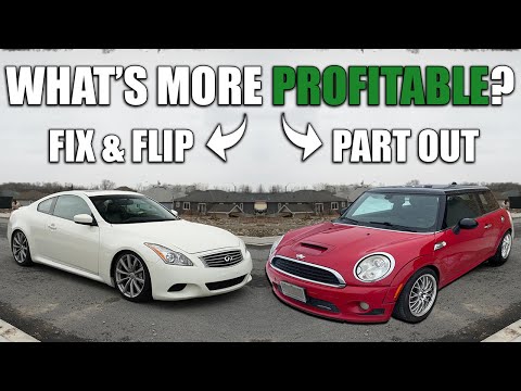 WHAT'S MORE PROFITABLE? // Fixing vs. Flipping Cars?