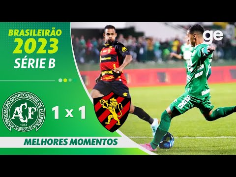 CHAPECOENSE 1 X 1 SPORT | MELHORES MOMENTOS | 14ª RODADA BRASILEIRÃO SÉRIE B 2023 | ge.globo