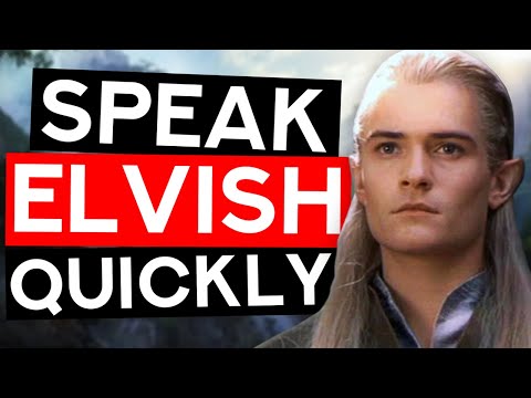 Learn To Speak Elvish In 8 Minutes | Basics of Sindarin