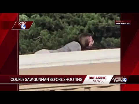 Photo shows gunman on roof before firing shots at Trump rally