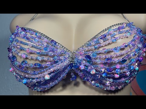 Custom Beaded Bra Tutorial💜 How To String Your Beads