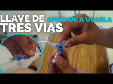 ✅COMO USAR la LLAVE DE TRES VIAS | TUTORIAL | ENFERMERIA