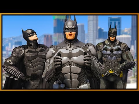 Batman Gang Take Over City in GTA 5 RP