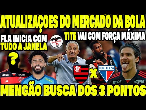 ATUALIZAÇÕES DO MERCADO DA BOLA NO FLAMENGO! MENGÃO INICIA JANELA COM TUDO - FLA BUSCA MAIS 3 PONTOS