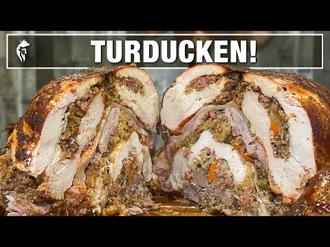 Turducken of Insanity - Birds on the BBQ!