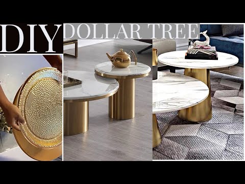 SUPER DOLLAR TREE DIY IDEA! Table From Scratch!