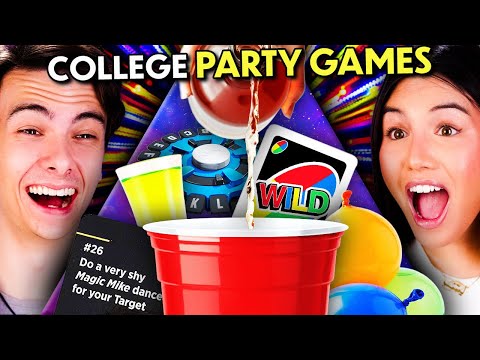 College Kids Play The Craziest College Party Games! | Try Not To Fail