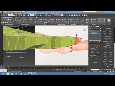 Box Modeling a Human Hand (Autodesk 3ds Max)