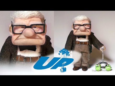 Mr. Carl Fredricksen Inspired Doll - Polymer Clay Tutorial (Disney's UP)