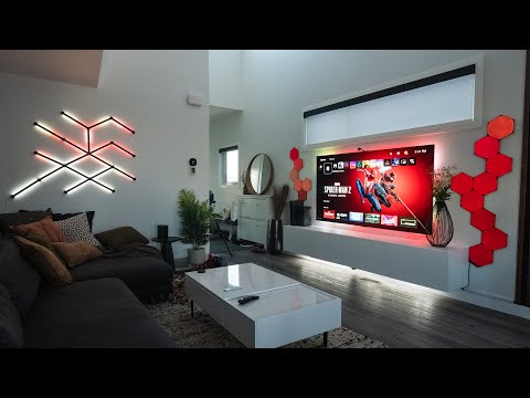 Upgrading my living room TV setup with a UNIQUE backlight kit!