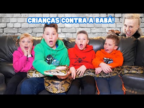 Ninja Kidz VS Babá! ⚡️ Histórias engraçadas para crianças | Canal infantil