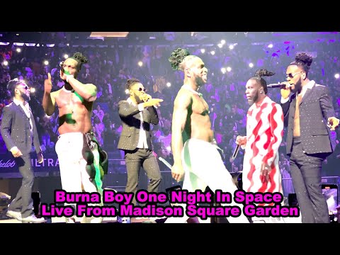 Burna Boy One Night In Space Live From Madison Square Garden (FULL SHOW 4K) VIP Access