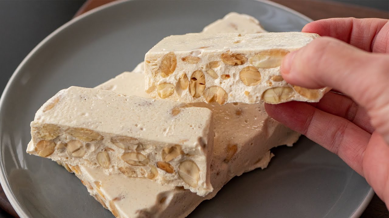 Quick, easy nougat for holidays and Christmas 🎄! No baking, surprise your family!