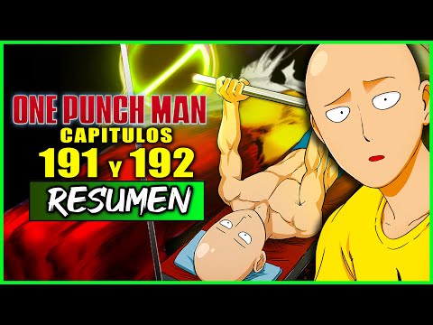 ⛔️ONE PUNCH MAN 191 y 192 | Resumen en 10 Minutos (más o menos)