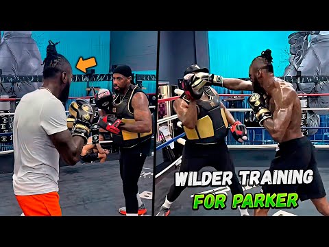 Deontay Wilder training for Joseph Parker. Power, Speed! HIGHLIGHTS HD BOXING (2023)