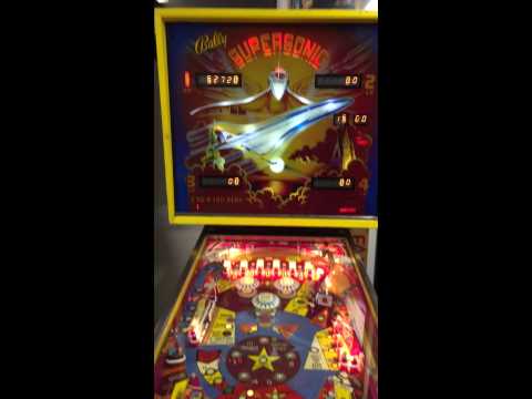 Bally's Supersonic Pinball Machine, 1979