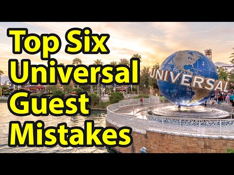 Top 6 Mistakes Made When Visiting Universal Studios Orlando