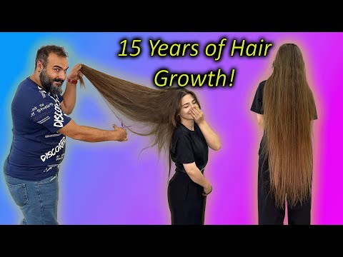 AMAZING HAIR! 15 Years of Hair Growth: ASMR Haircut... But Not What You Think!