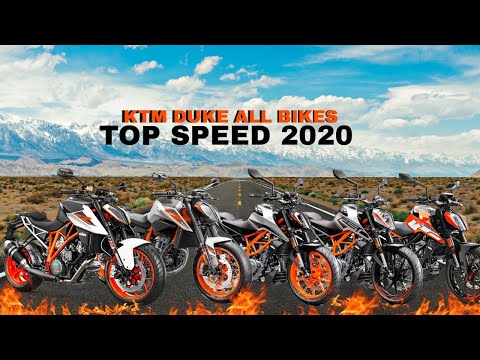 KTM Duke 125 200 250 390 690 790 890 Duke R 990 1290 Super Duke R Top Speed