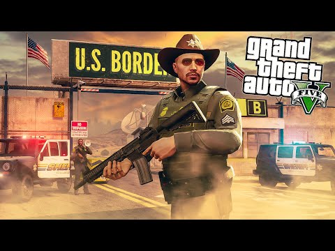 I Became BORDER PATROL COP in GTA 5 RP!