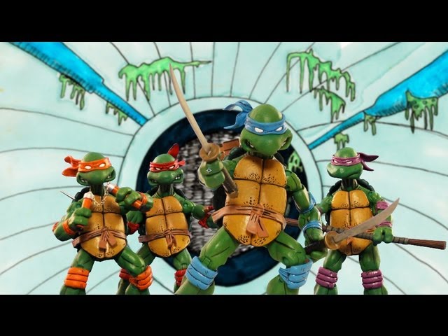 TMNT Stop Motion Intro (1987) theme song 🍕🐢🐢🐢🐢