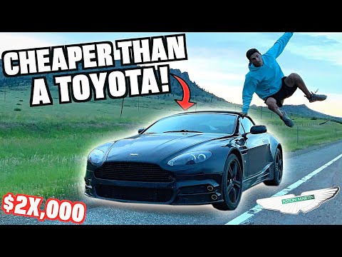 Buying The CHEAPEST Aston Martin Vantage In The USA!!