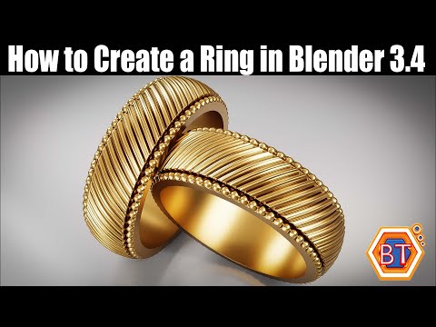 How to Create a Ring in Blender 3.4 | 3D Modeling Tutorial