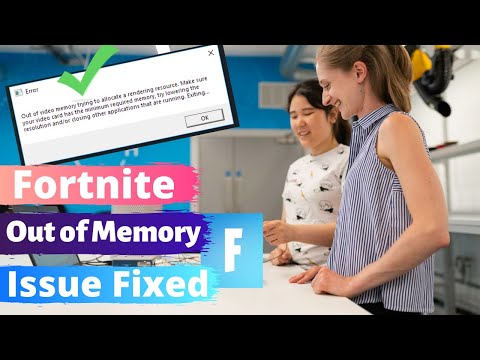 Fix - fortnite out of memory trying to allocate a rendering resource/ texture| eTechniz.com 👍