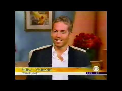 Paul Walker on Early Show 2003