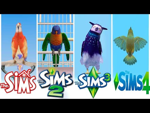 ♦ Birds ♦ Sims 1 vs Sims 2 vs Sims 3 vs Sims 4 - Evolution