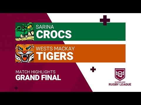 Sarina Crocs v Wests Mackay Tigers - Grand Final highlights, 2021