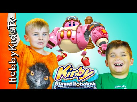 Play Kirby Planet Robobot Video Game with HobbyKidsTV