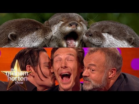 Benedict Cumberbatch, Johnny Depp and Graham Take Otter Photos - The Graham Norton Show