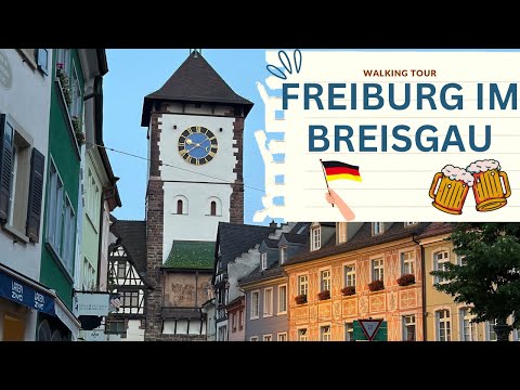 Freiburg im Breisgau - Germany 🇩🇪 Walking Tour 4K 🚶