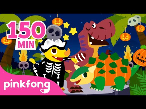 🎃Halloween Dinosaurios para niños🦖 | Mejores Canciones y Cuentos Infantiles | Pinkfong en español