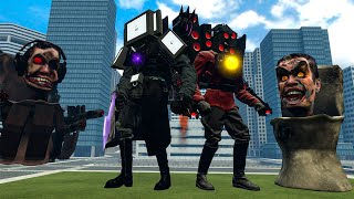 TITAN CLOCK MAN NEEDS HELP!? VS MULTIVERSE POLICE MAN, SCIENTIST AND  OTHERS! In Garry`s Mod 