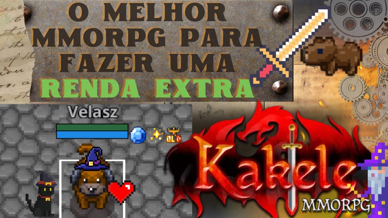 KAKELE | O MELHOR MMORPG DA ATUALIDADE? #kakele #tibia #rendaextra #mmorpg #pvp #southamerica